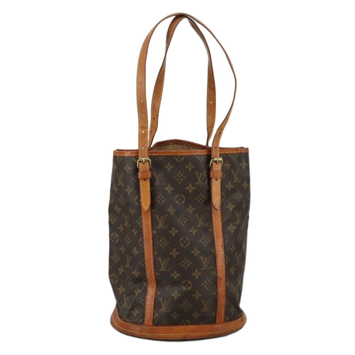 LOUIS VUITTON Monogram Bucket GM Shoulder Bag M42236 LV Auth 108535