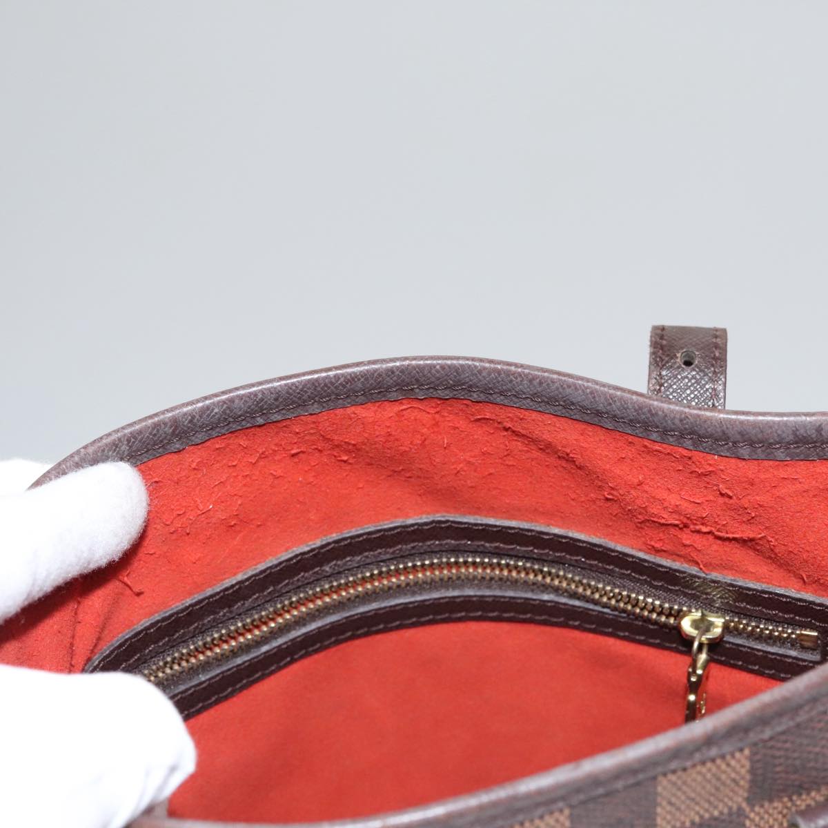LOUIS VUITTON Damier Ebene Marais Shoulder Bag N42240 LV Auth 108561