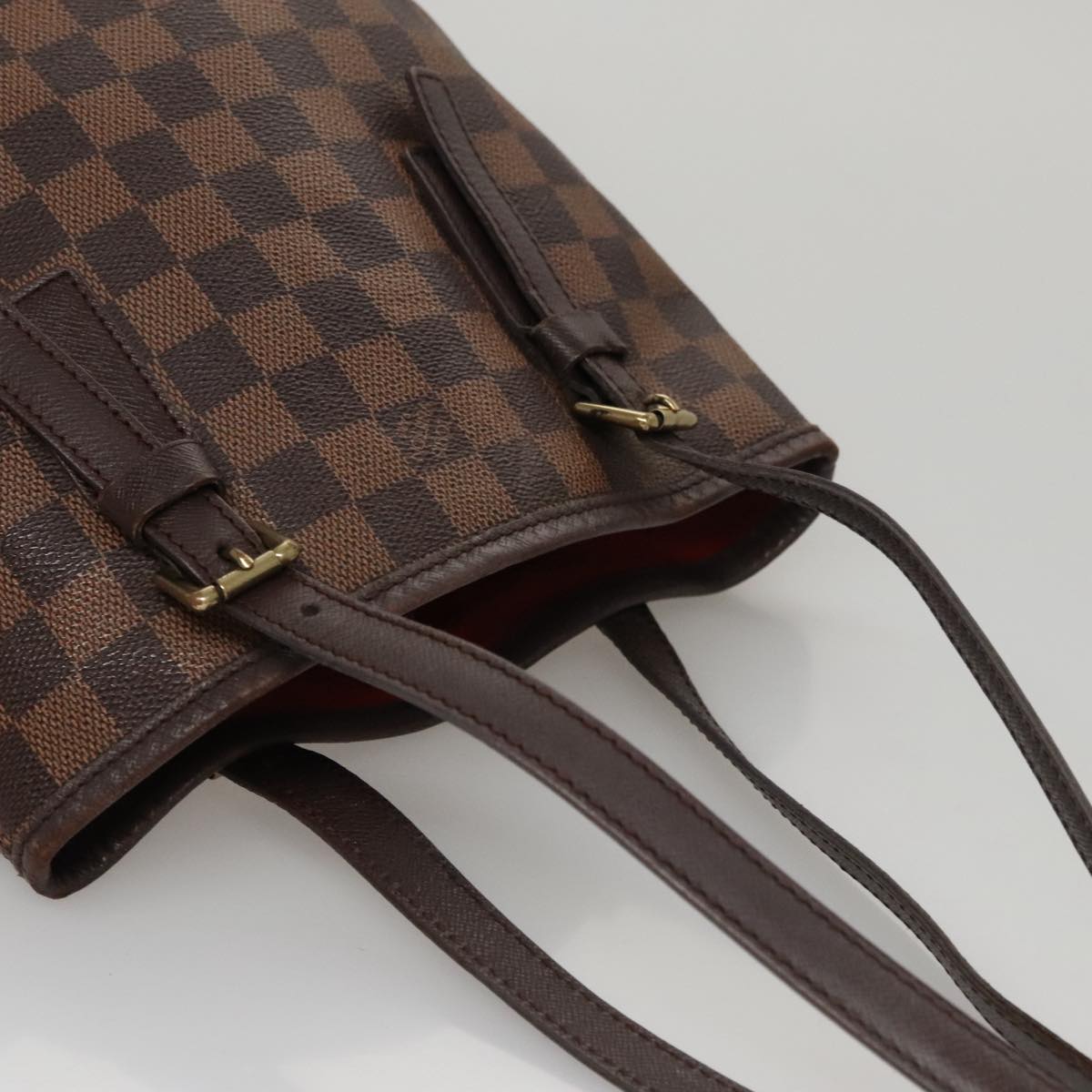 LOUIS VUITTON Damier Ebene Marais Shoulder Bag N42240 LV Auth 108561