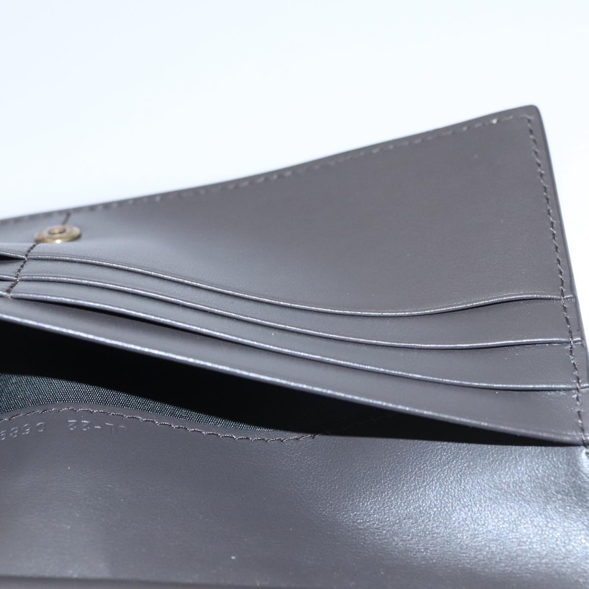 Salvatore Ferragamo Gancini Shoulder Wallet Leather White Auth 108583V