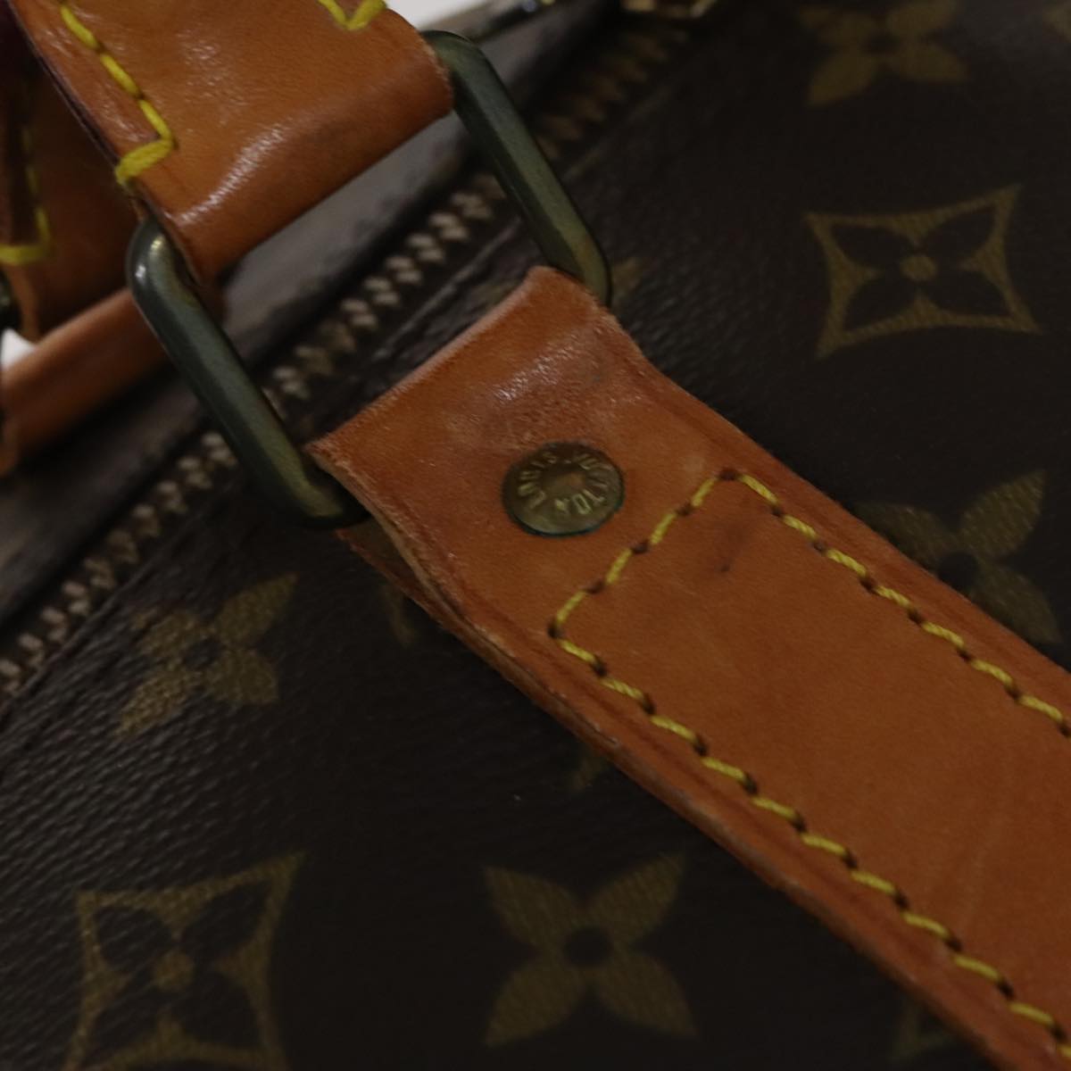 LOUIS VUITTON Monogram Keepall 60 Boston Bag M41422 LV Auth 108611