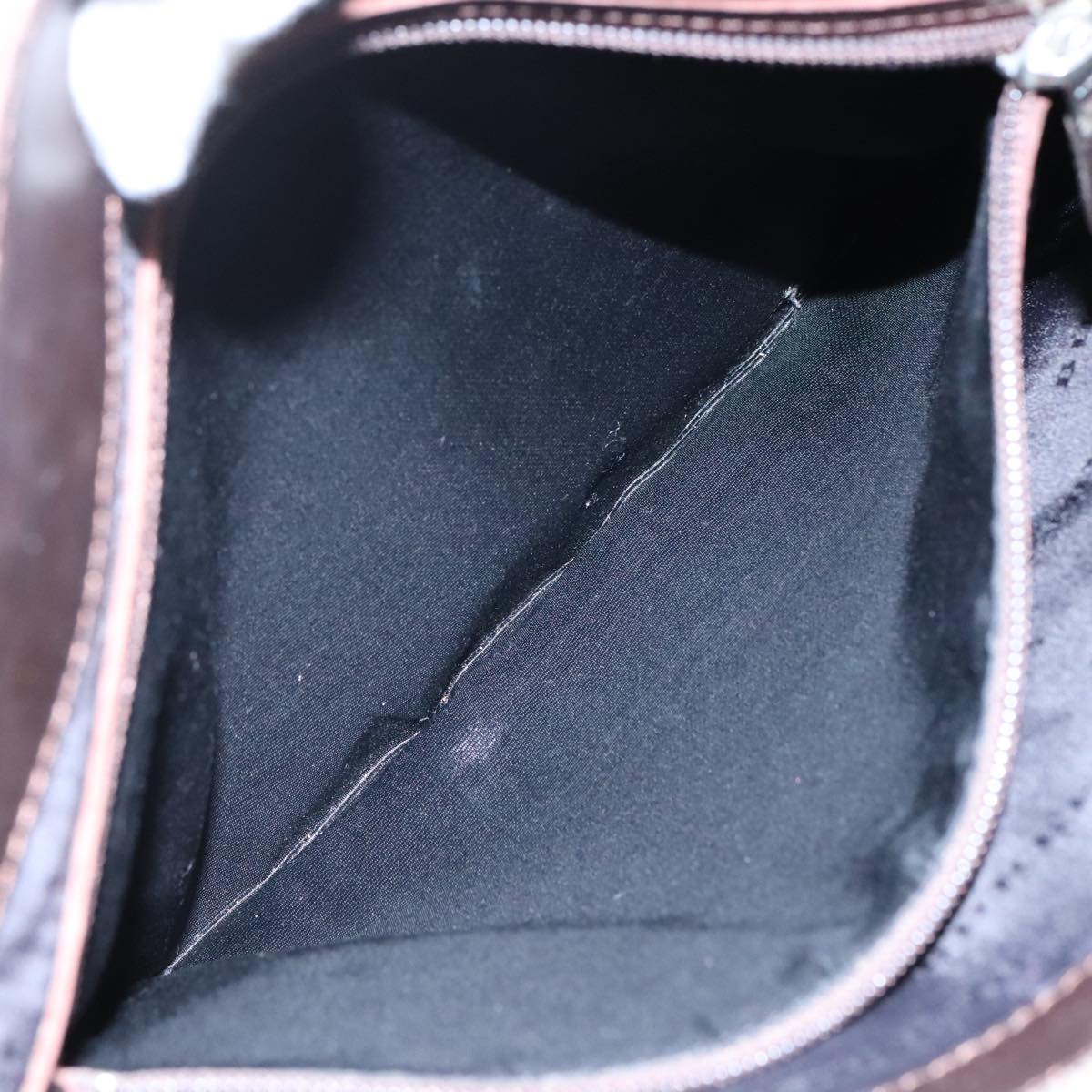 BURBERRY Nova Check Hand Bag Canvas Beige Auth 108646