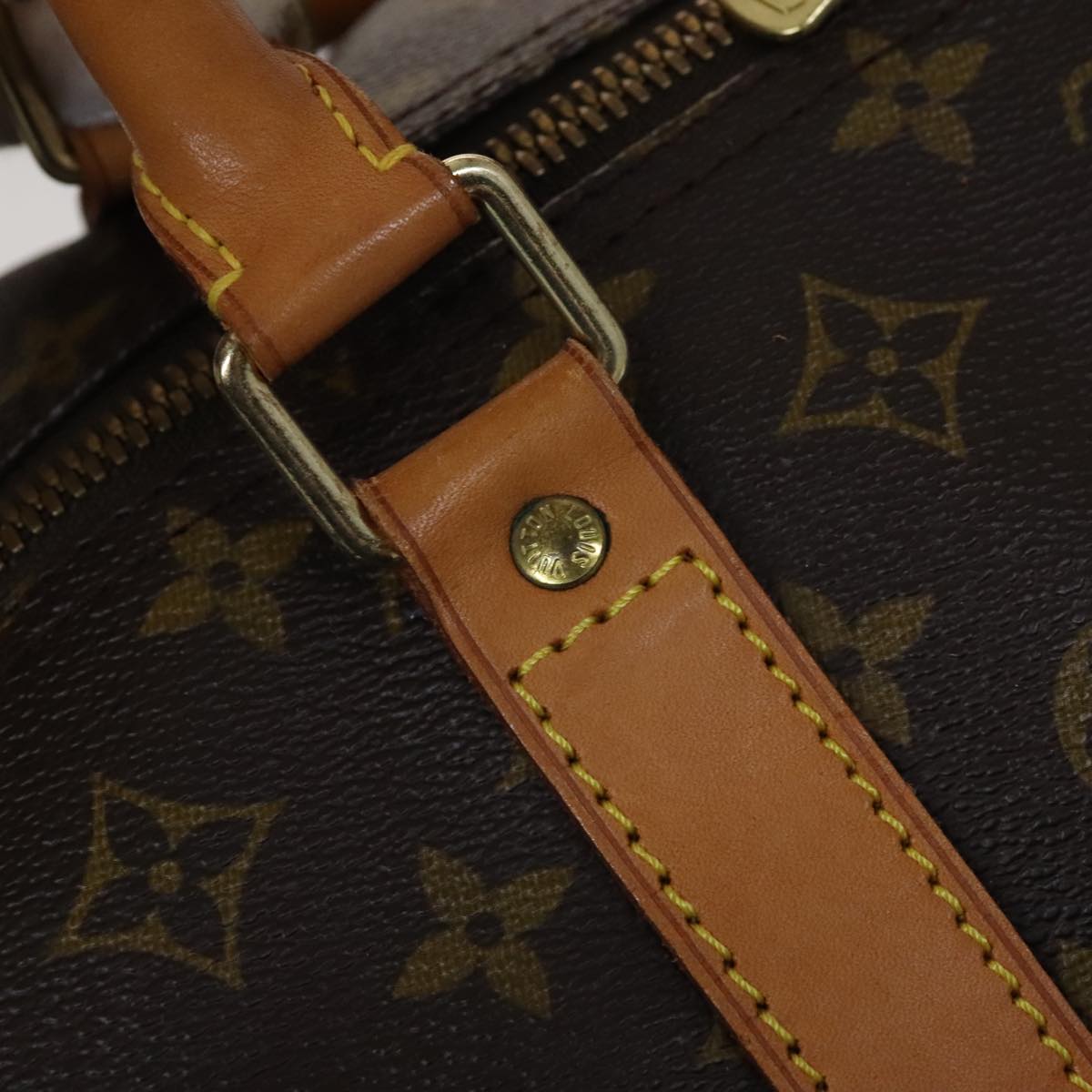 LOUIS VUITTON Monogram Keepall 60 Boston Bag M41422 LV Auth 108673