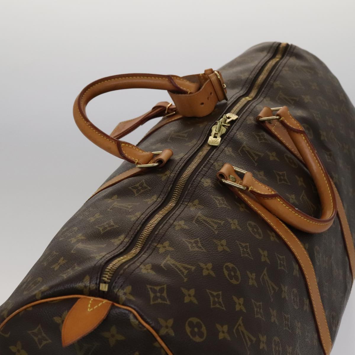 LOUIS VUITTON Monogram Keepall 60 Boston Bag M41422 LV Auth 108673
