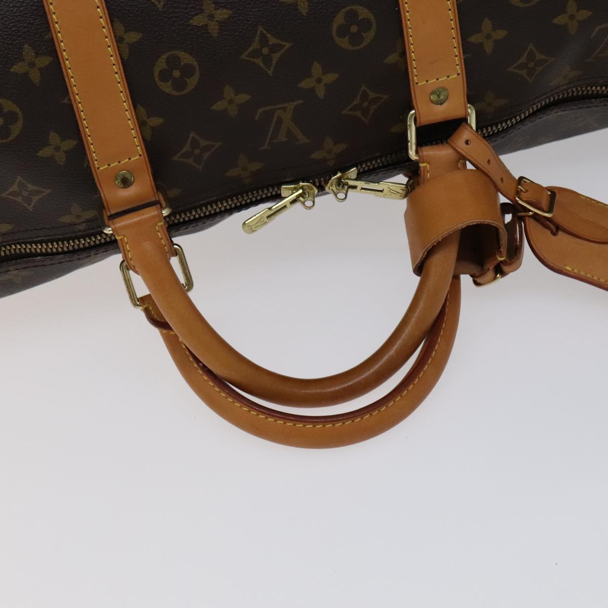 LOUIS VUITTON Monogram Keepall 60 Boston Bag M41422 LV Auth 108673