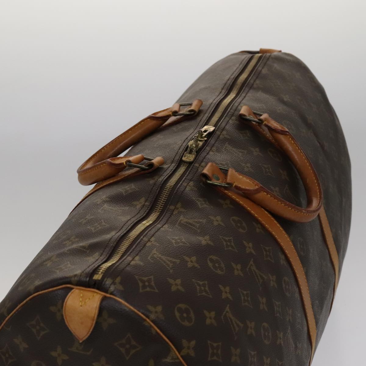 LOUIS VUITTON Monogram Keepall 60 Boston Bag M41422 LV Auth 108676
