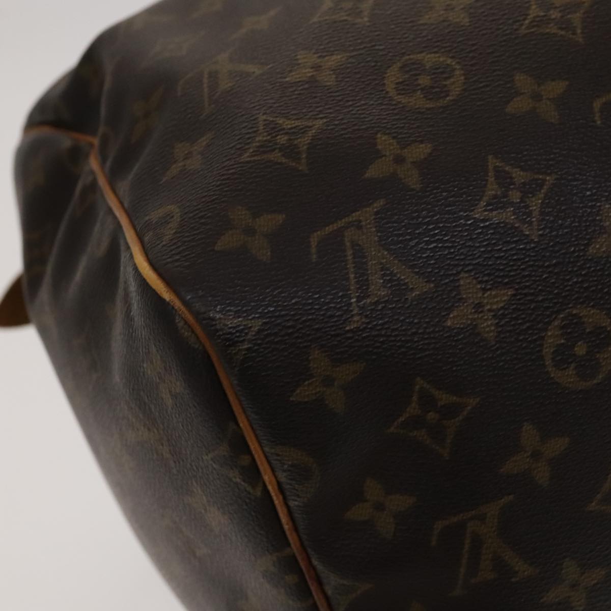 LOUIS VUITTON Monogram Keepall 55 Boston Bag M41424 LV Auth 108703