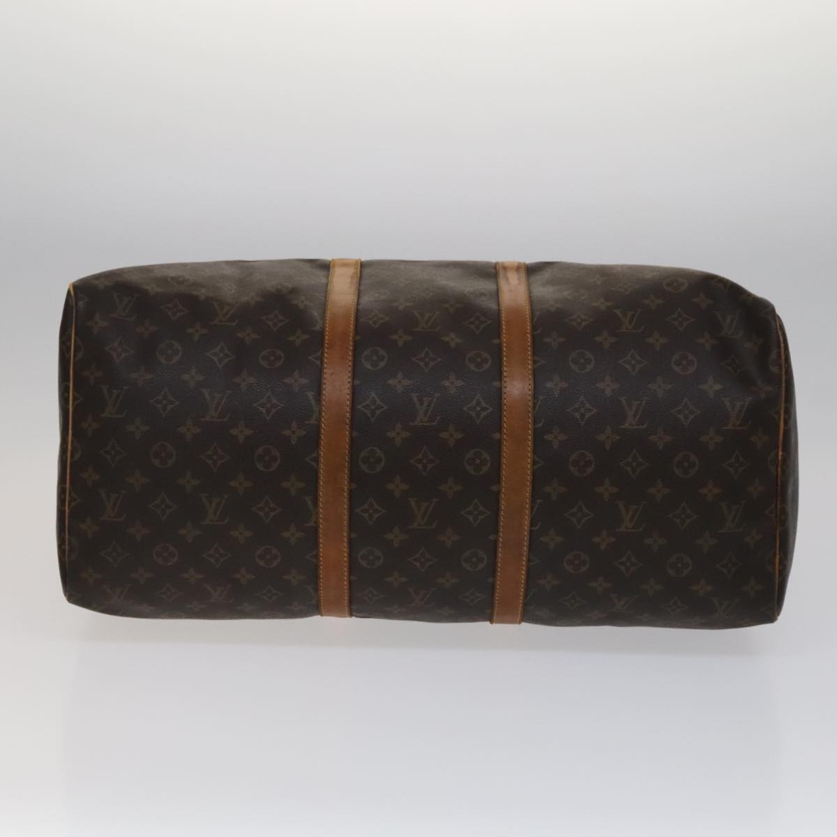 LOUIS VUITTON Monogram Keepall 55 Boston Bag M41424 LV Auth 108703