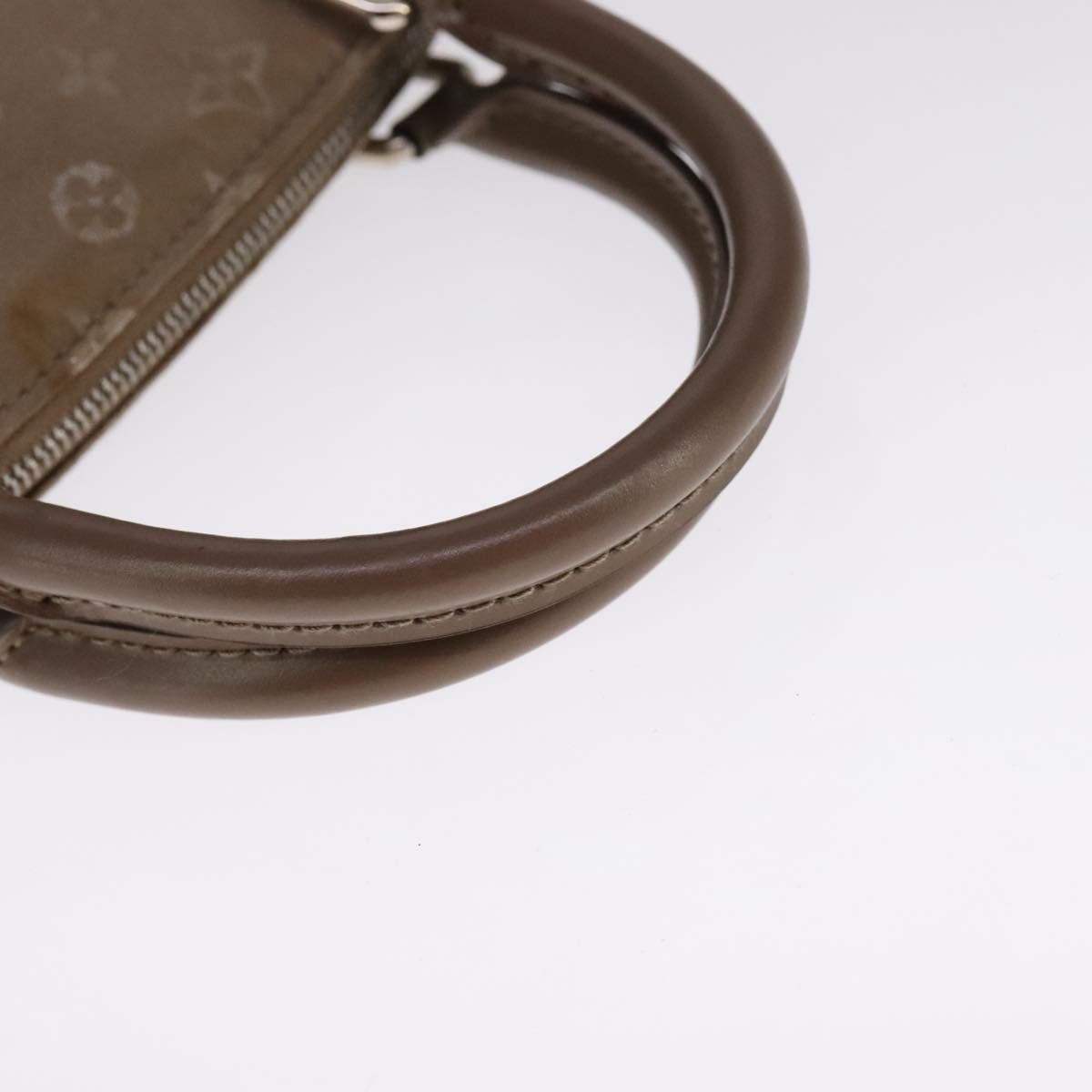 LOUIS VUITTON Monogram Satin Little Alma Hand Bag Gray M92147 LV Auth 108907
