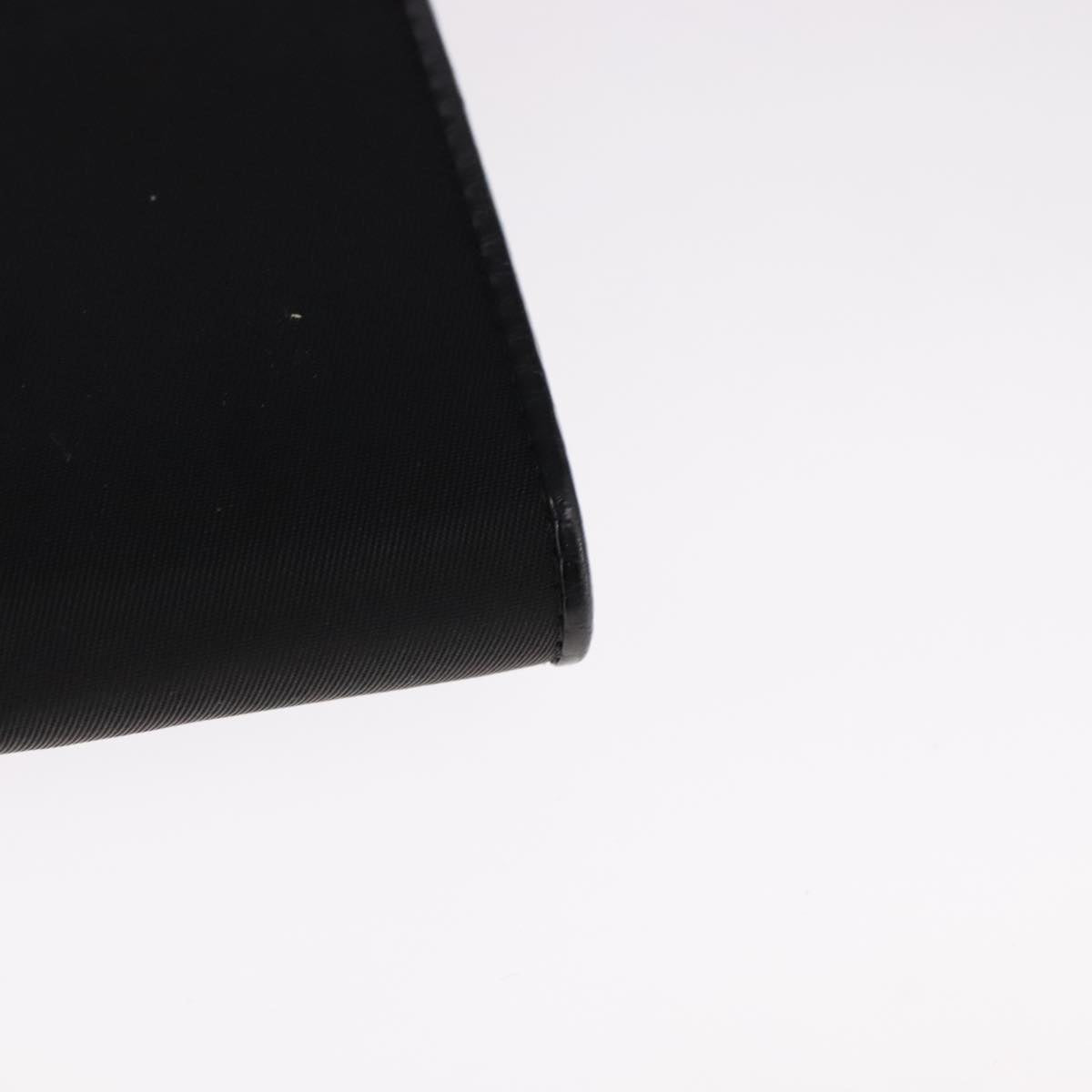 PRADA Wallet Nylon Black Auth 108925