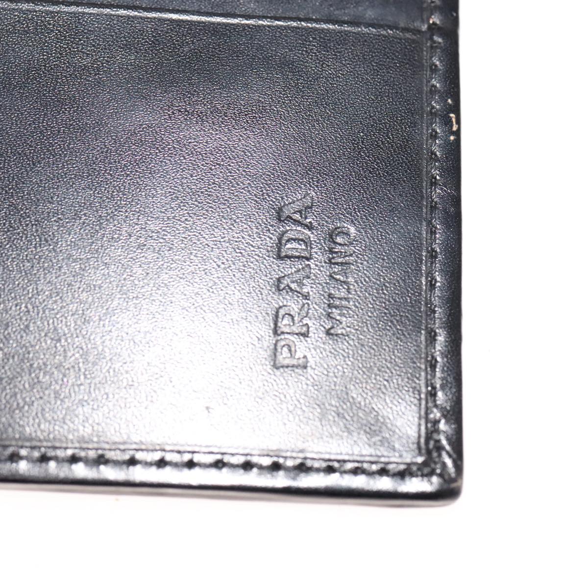 PRADA Wallet Nylon Black Auth 108925