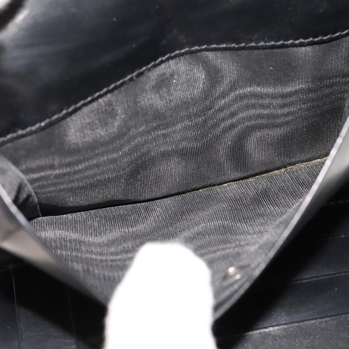 PRADA Wallet Nylon Black Auth 108925