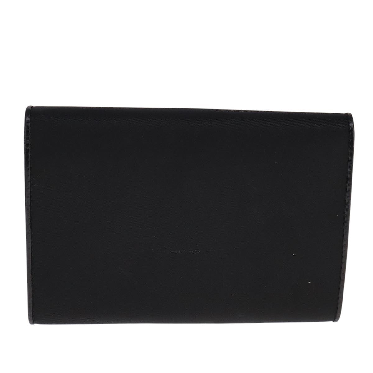 PRADA Wallet Nylon Black Auth 108925