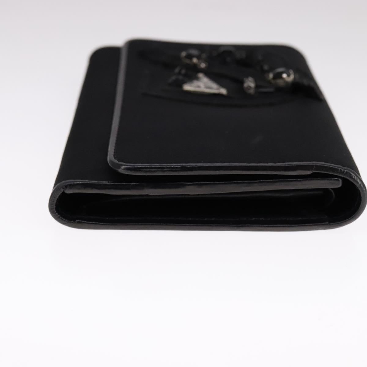 PRADA Wallet Nylon Black Auth 108925