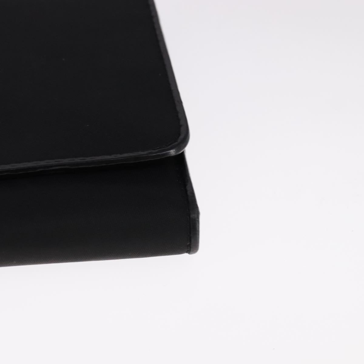 PRADA Wallet Nylon Black Auth 108925