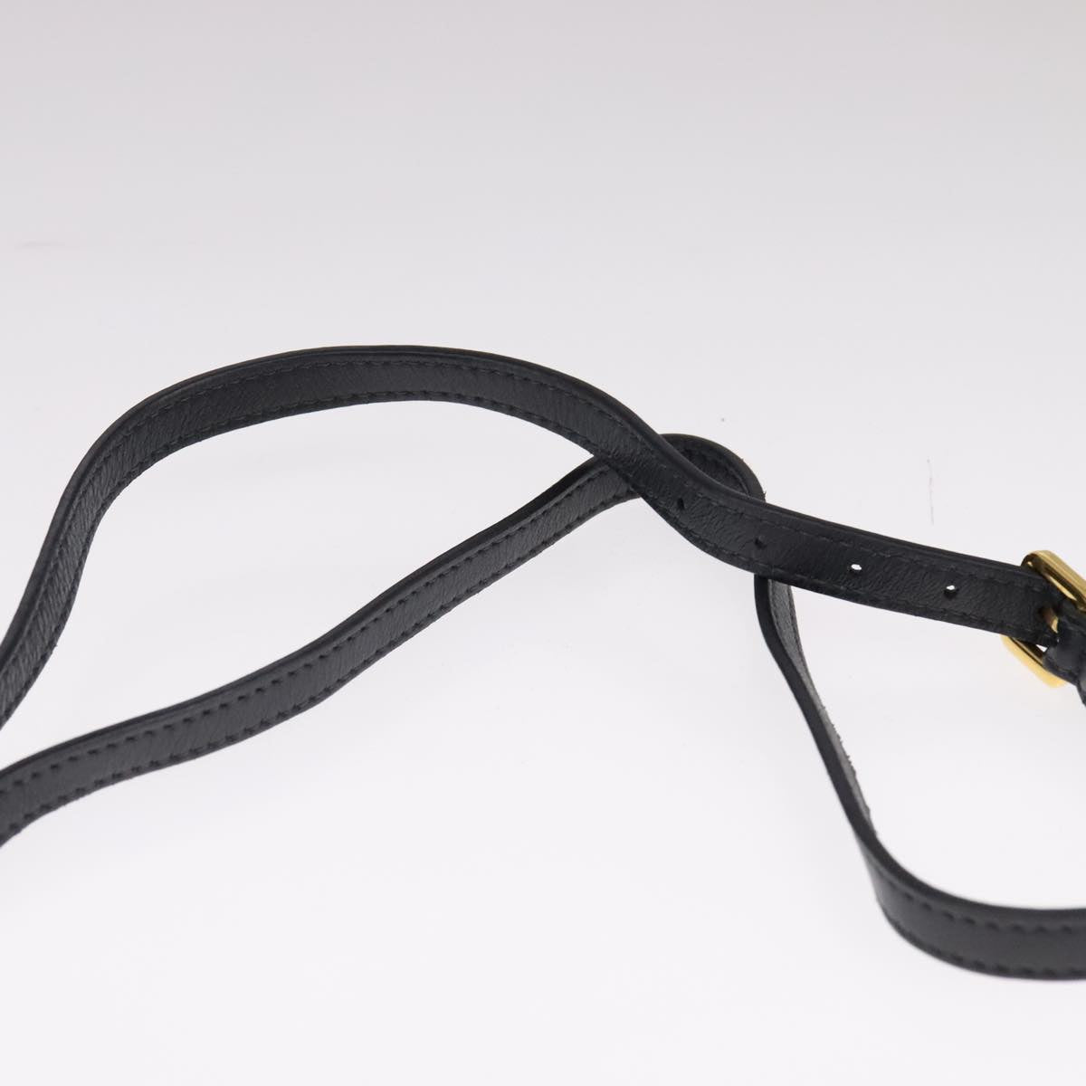 Christian Dior Neck Strap Phone Folder Trotter Canvas Navy Auth 108927