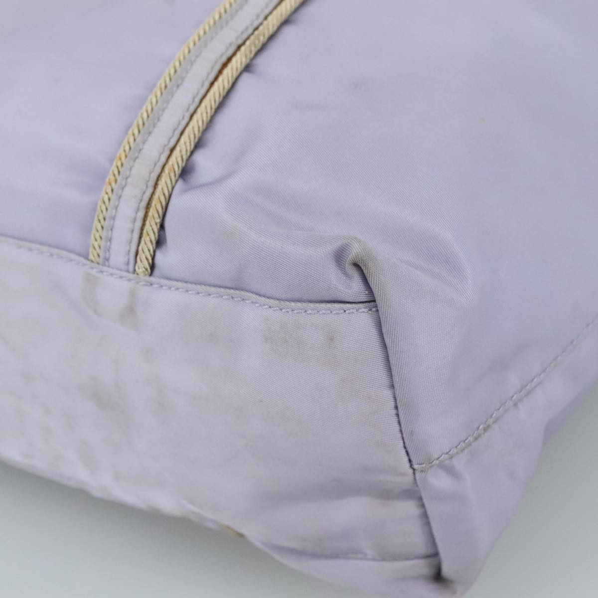 PRADA Tote Bag Nylon Purple Auth 109266