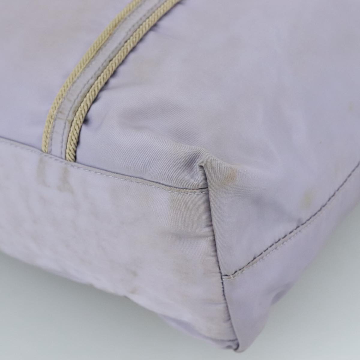 PRADA Tote Bag Nylon Purple Auth 109266