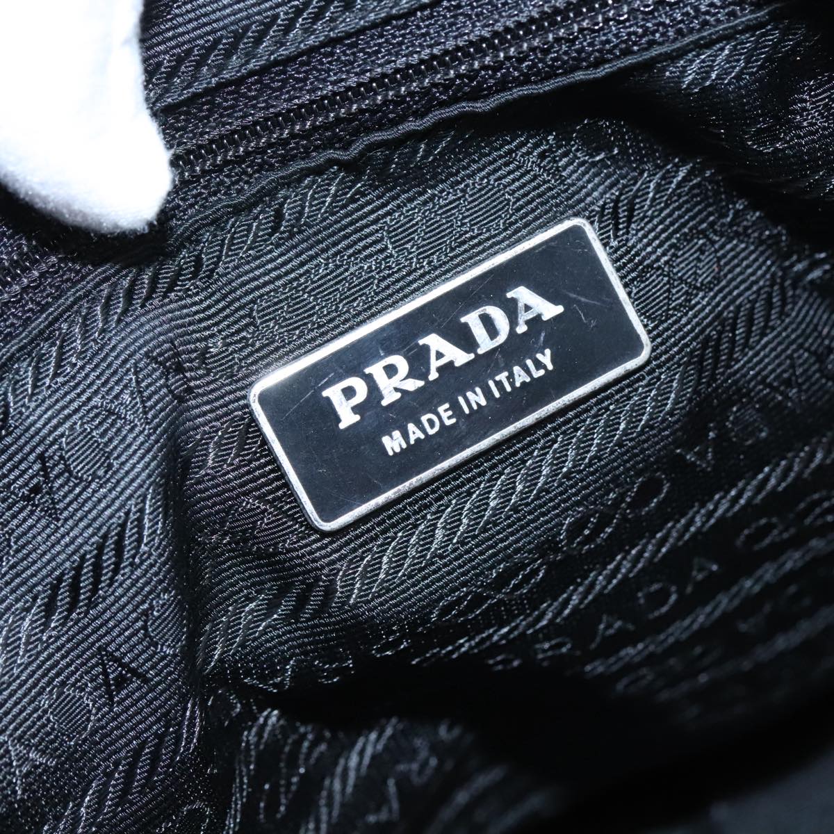 PRADA Tote Bag Nylon Purple Auth 109266