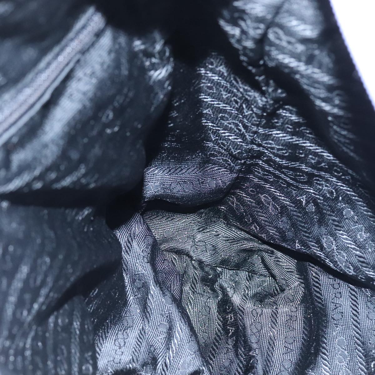 PRADA Tote Bag Nylon Purple Auth 109266