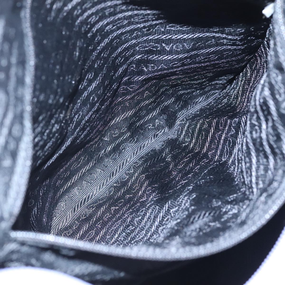 PRADA Tote Bag Nylon Purple Auth 109266