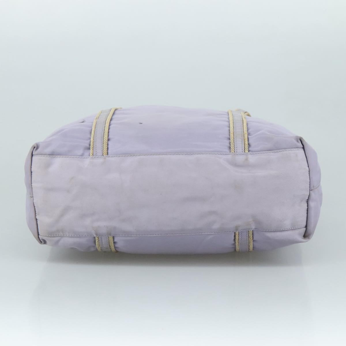 PRADA Tote Bag Nylon Purple Auth 109266