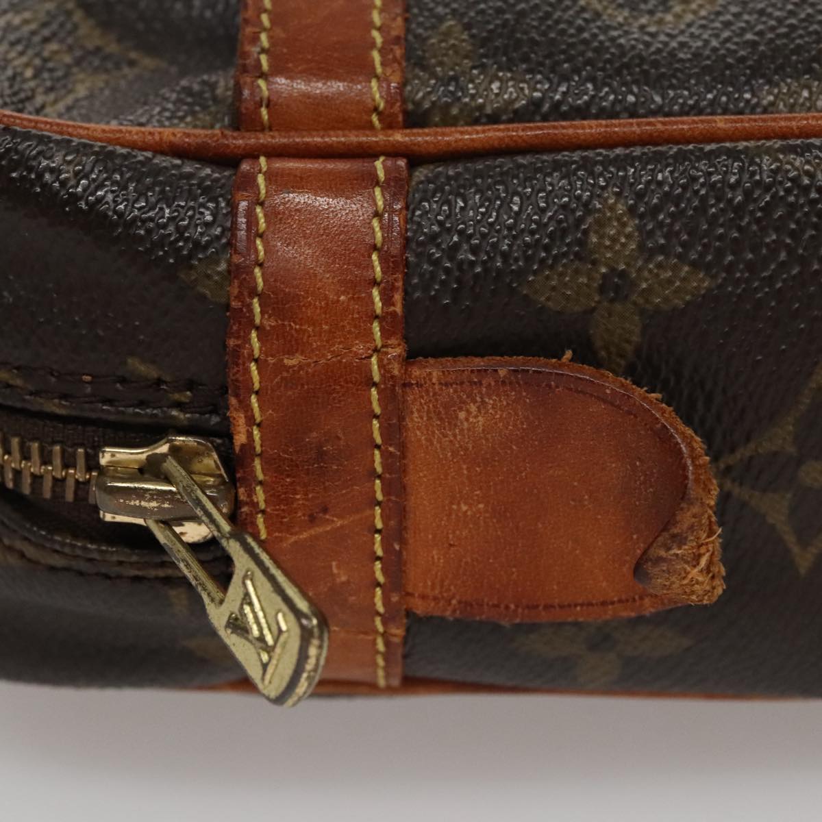 LOUIS VUITTON Monogram Compiegne 28 Clutch Bag M51845 LV Auth 109325