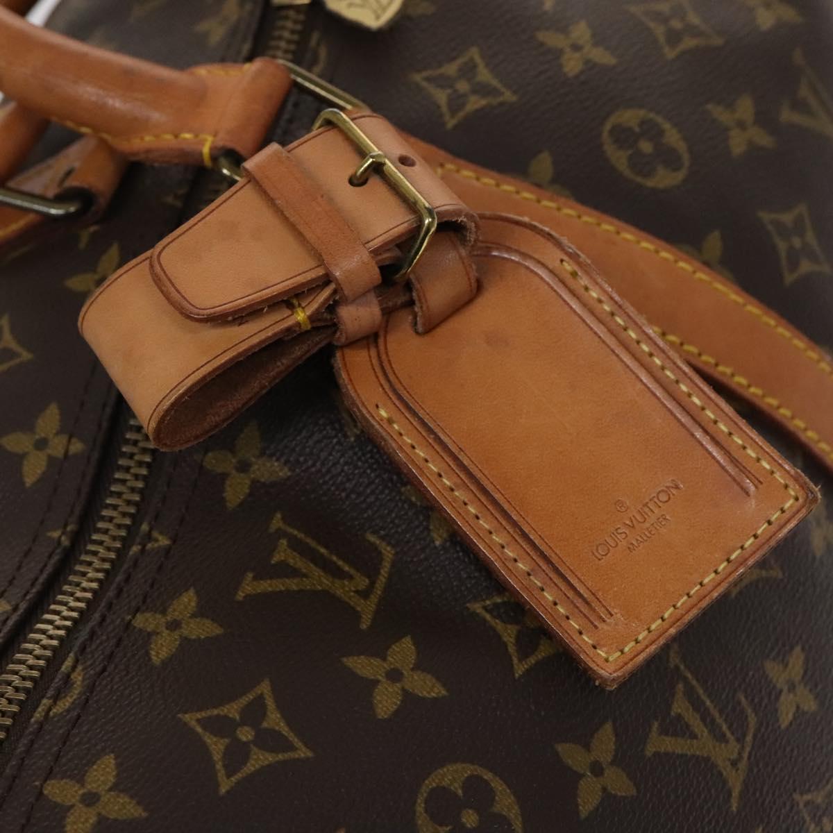 LOUIS VUITTON Monogram Keepall Bandouliere 60 Boston Bag M41412 LV Auth 109329
