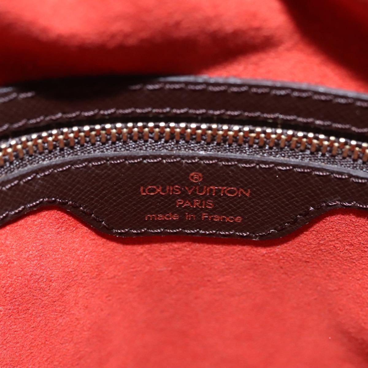 LOUIS VUITTON Damier Ebene Brera Hand Bag N51150 LV Auth 109447V