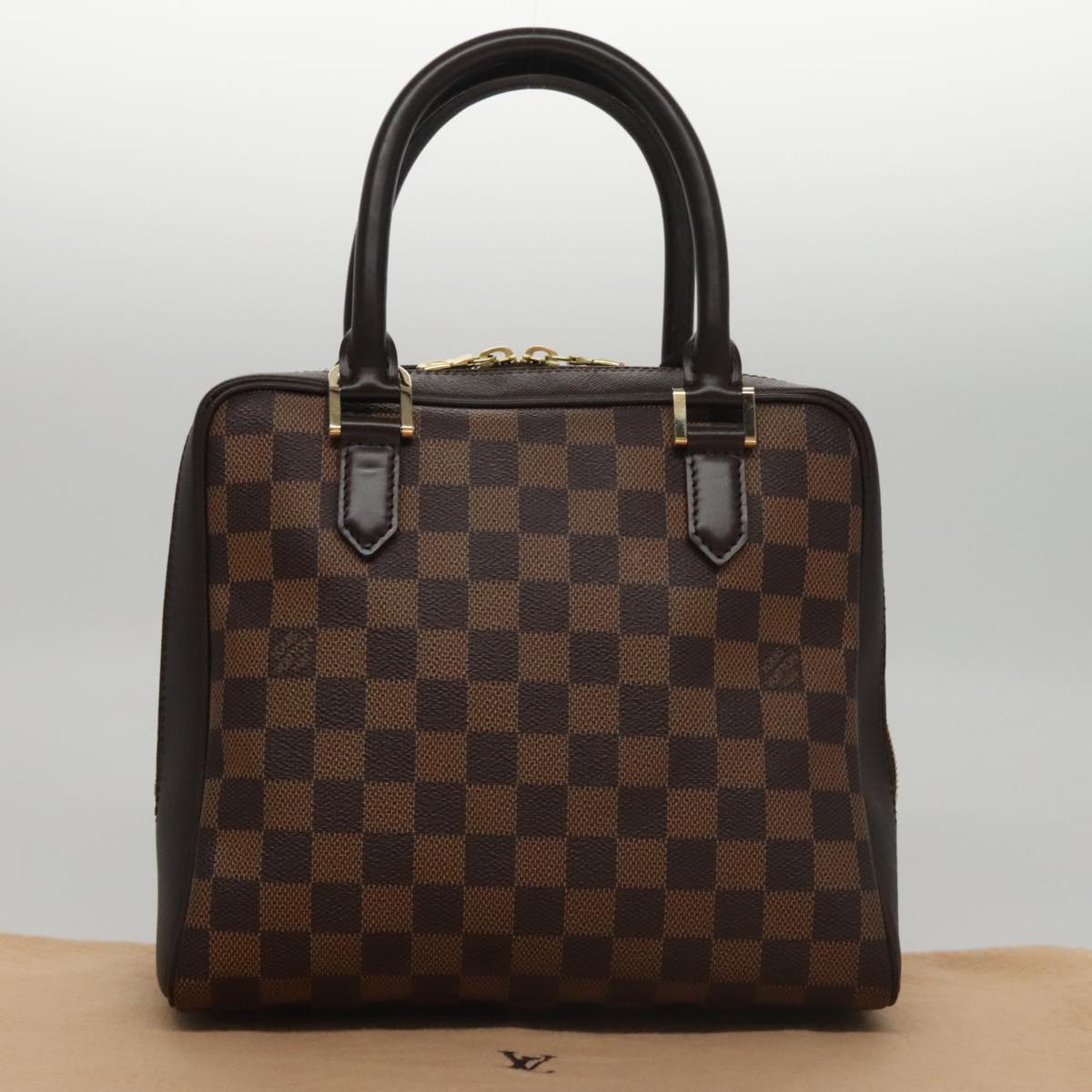 LOUIS VUITTON Damier Ebene Brera Hand Bag N51150 LV Auth 109447V