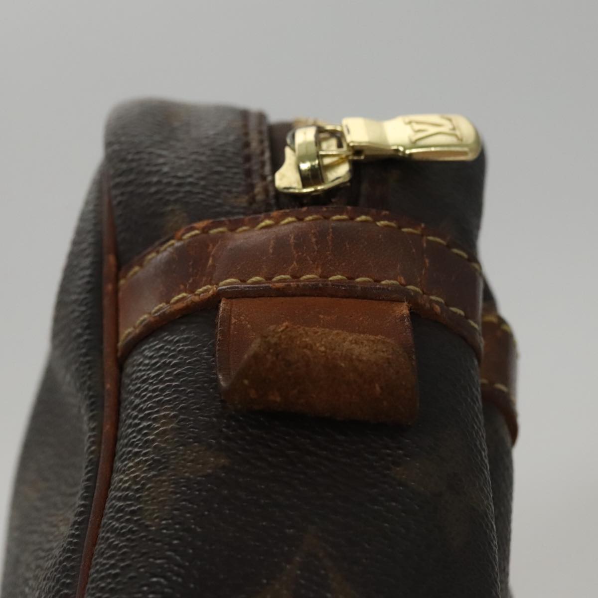 LOUIS VUITTON Monogram Compiegne 28 Clutch Bag M51845 LV Auth 109487