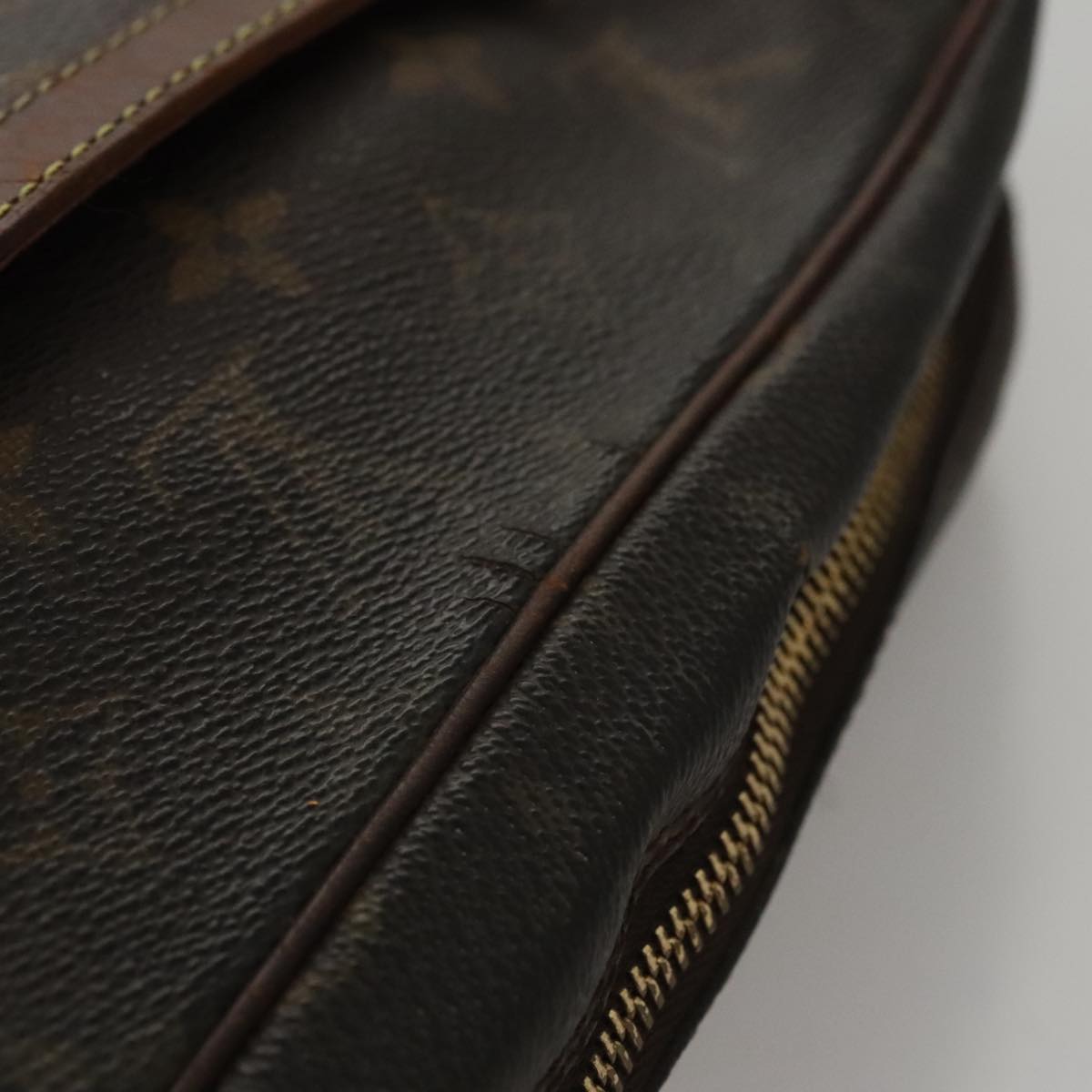 LOUIS VUITTON Monogram Compiegne 28 Clutch Bag M51845 LV Auth 109487