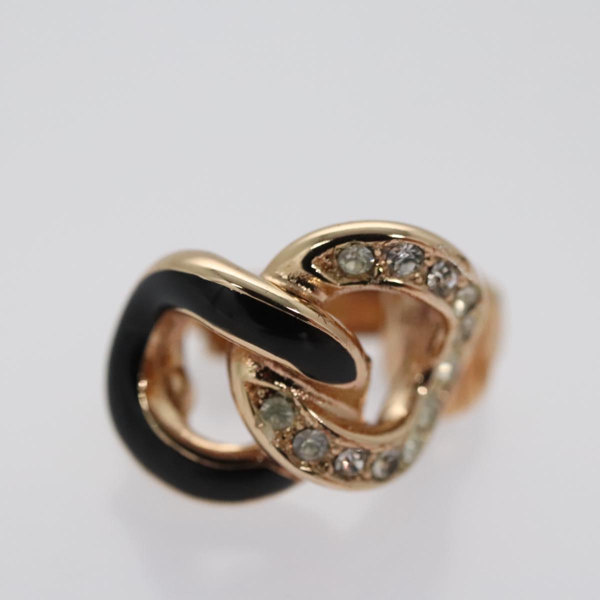 Christian Dior Earring metal Gold Auth 109524