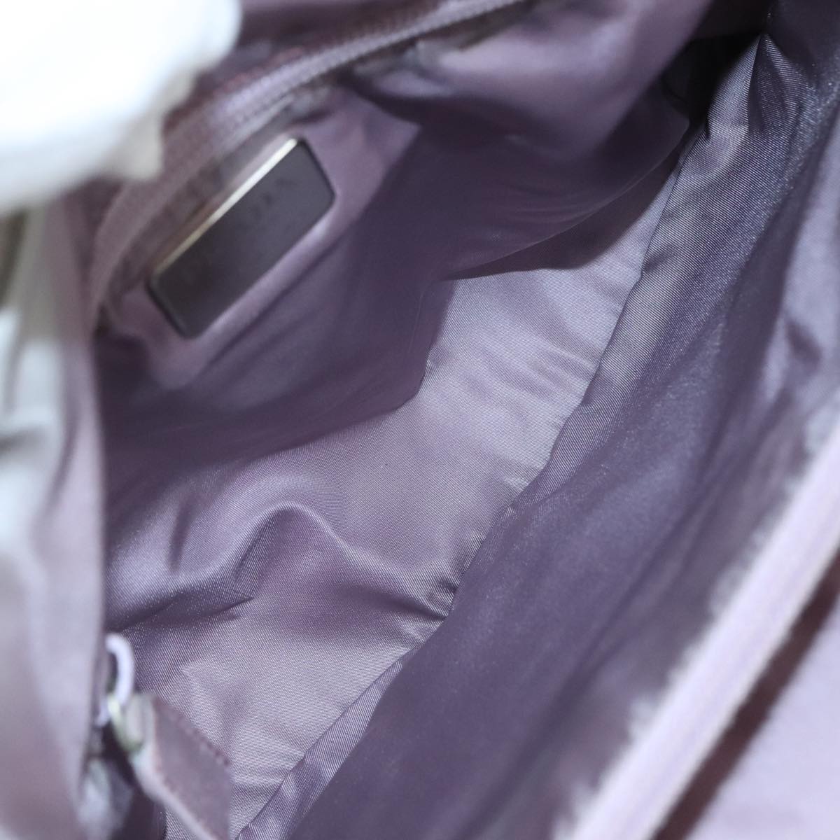 PRADA Hand Bag Nylon Purple Auth 109638