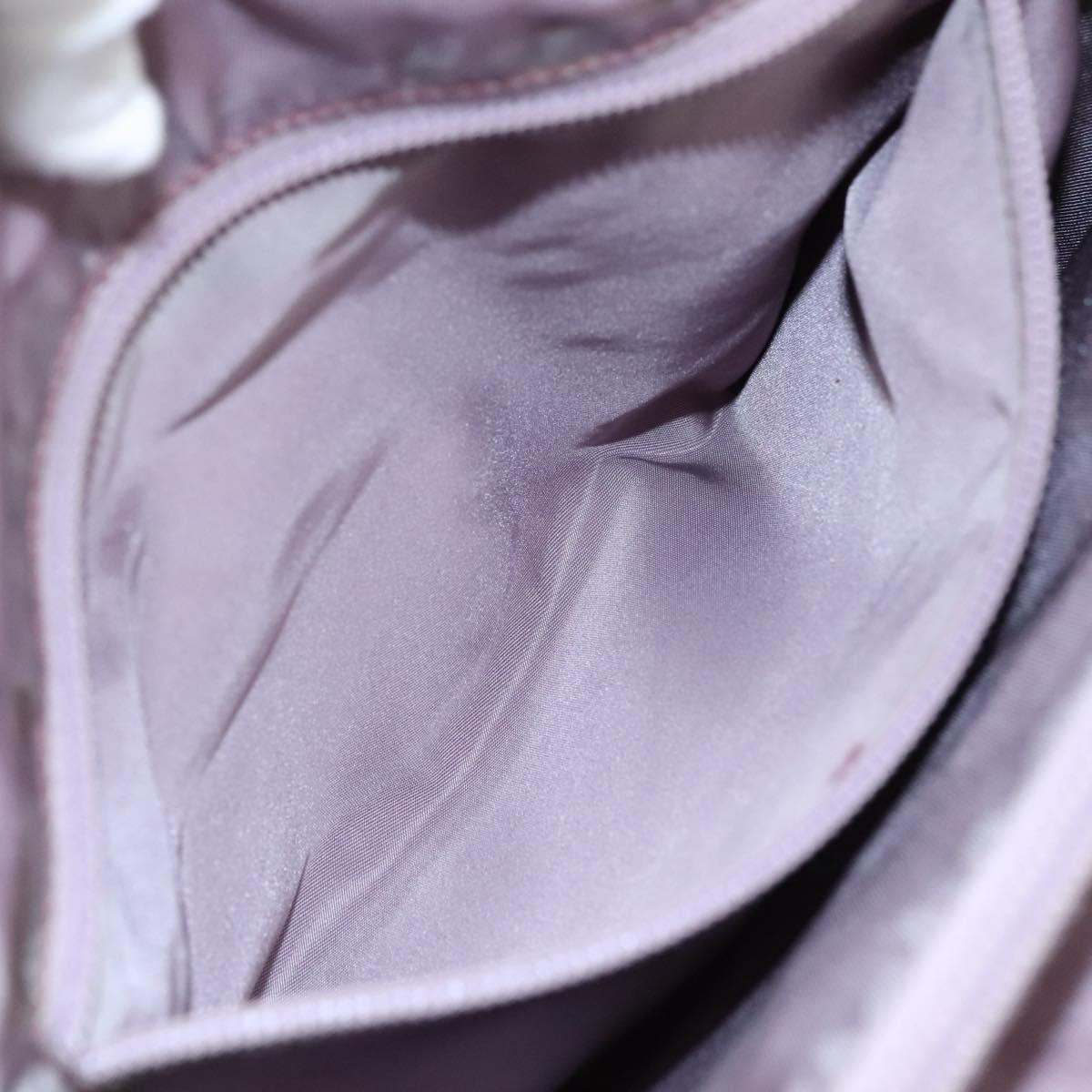PRADA Hand Bag Nylon Purple Auth 109638