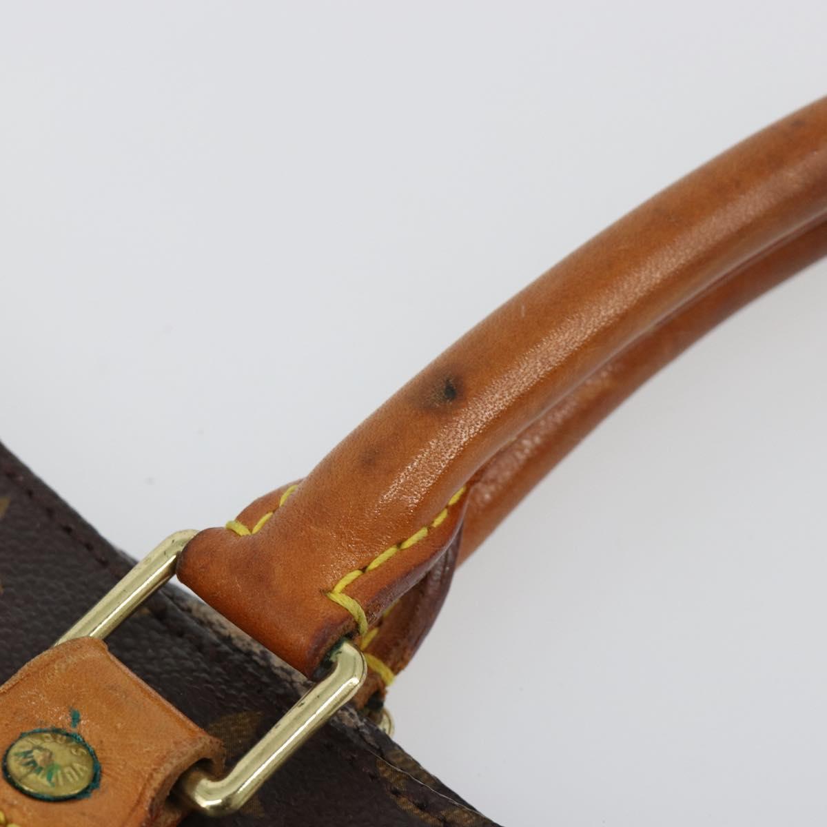 LOUIS VUITTON Monogram Sac Plat Hand Bag M51140 LV Auth 109668