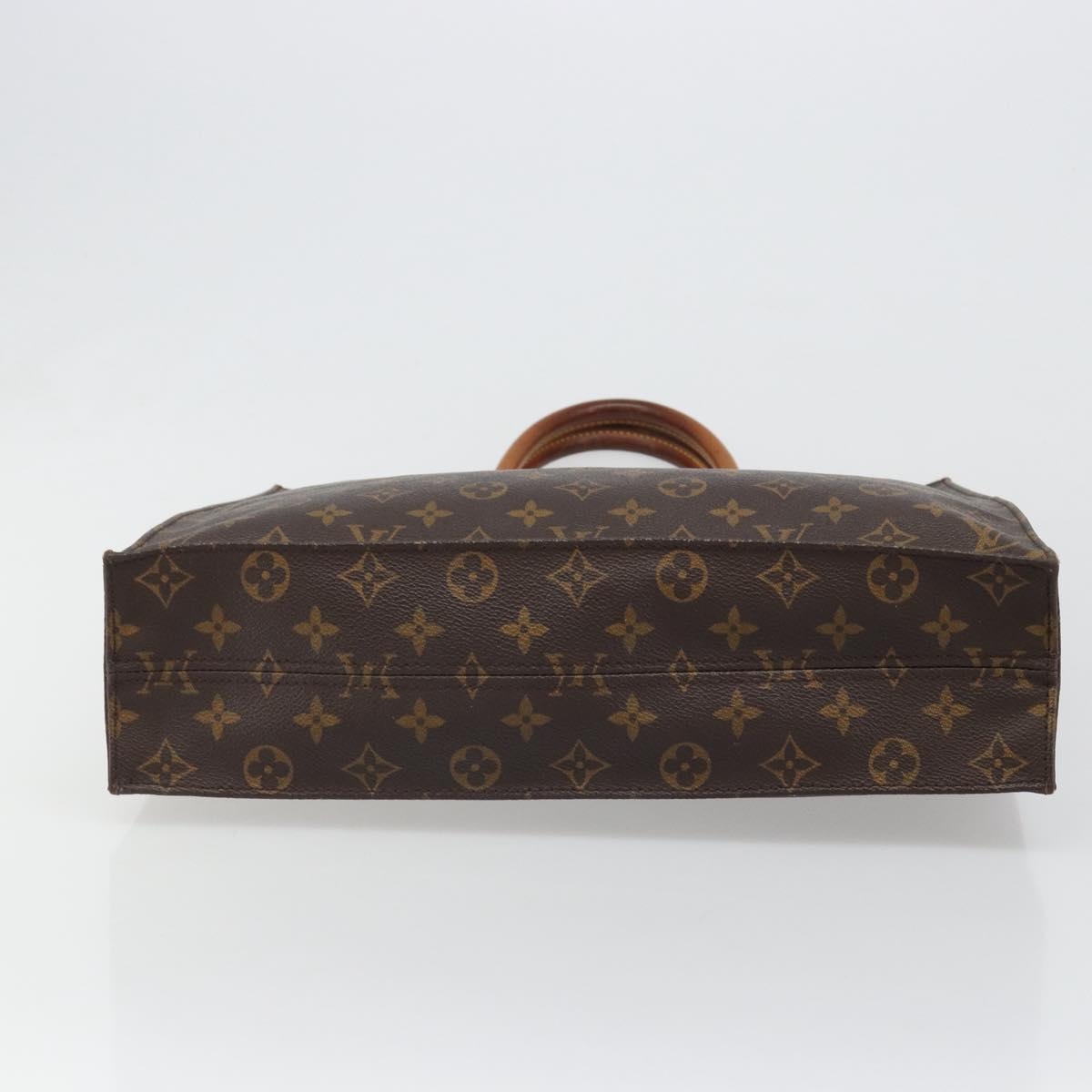 LOUIS VUITTON Monogram Sac Plat Hand Bag M51140 LV Auth 109668
