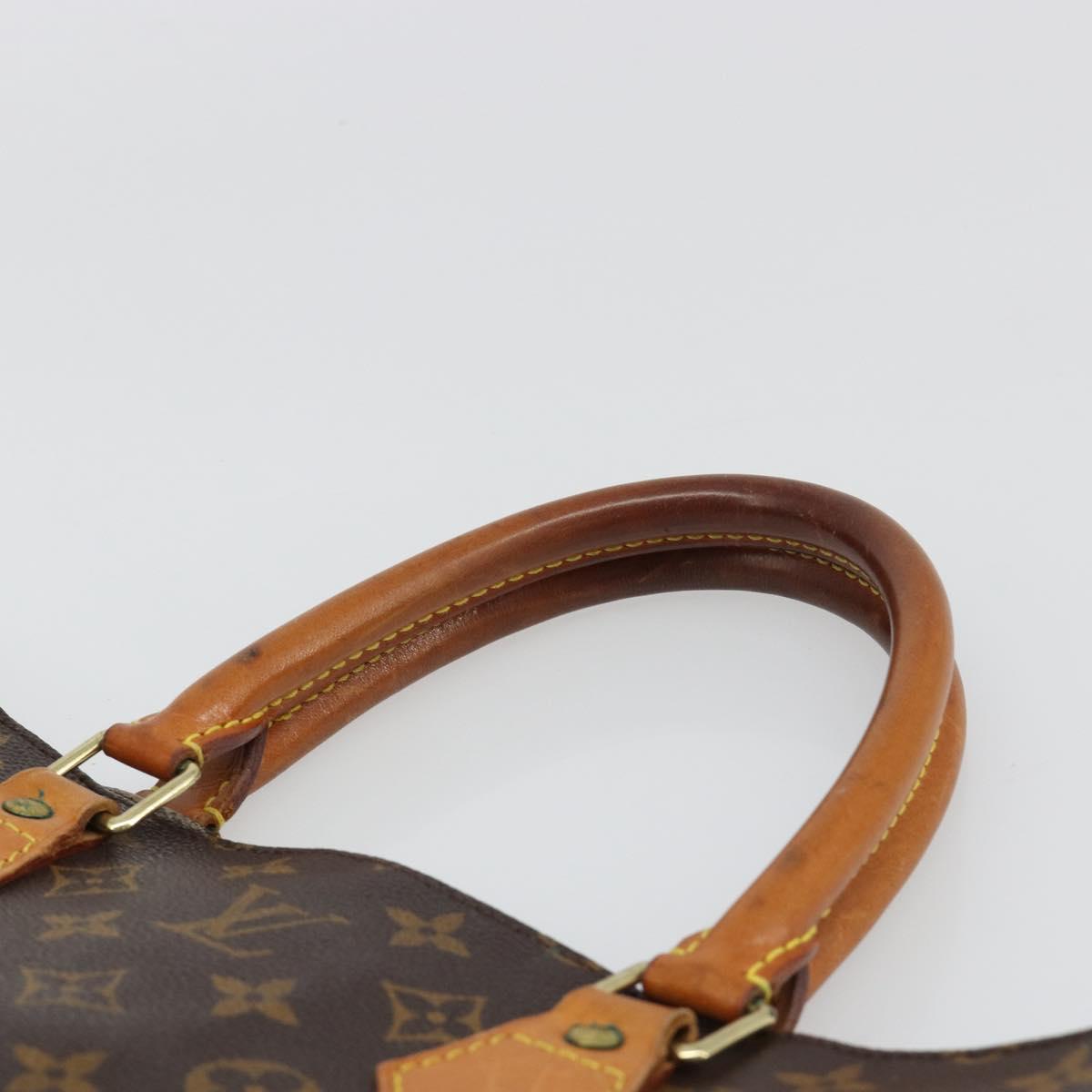 LOUIS VUITTON Monogram Sac Plat Hand Bag M51140 LV Auth 109668