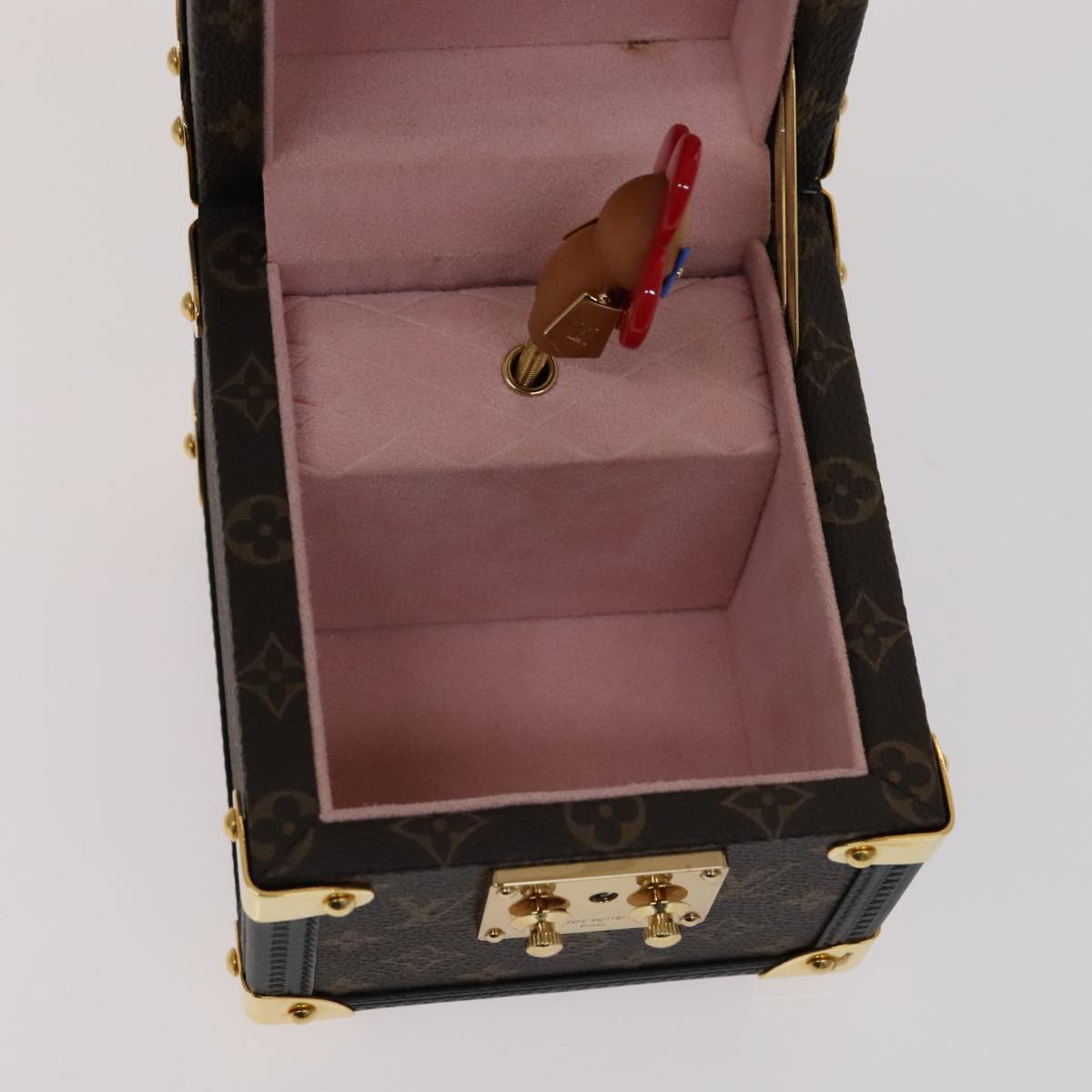 LOUIS VUITTON Monogram Boite Amsik Music box GI0267 LV Auth 109689AM