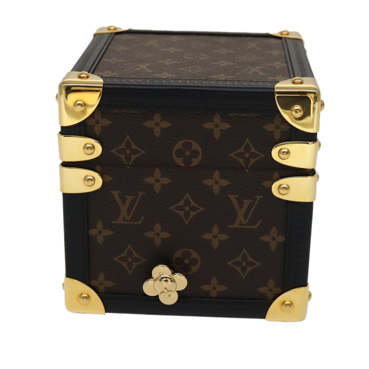LOUIS VUITTON Monogram Boite Amsik Music box GI0267 LV Auth 109689AM