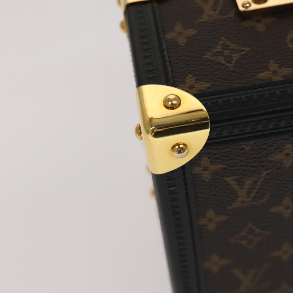 LOUIS VUITTON Monogram Boite Amsik Music box GI0267 LV Auth 109689AM