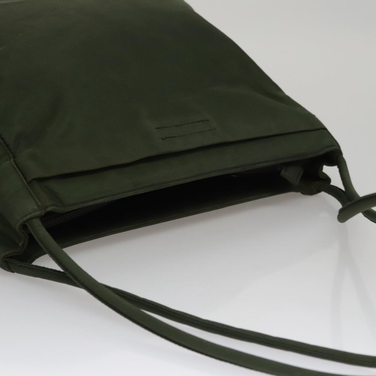 PRADA Shoulder Bag Nylon Khaki Auth 109706