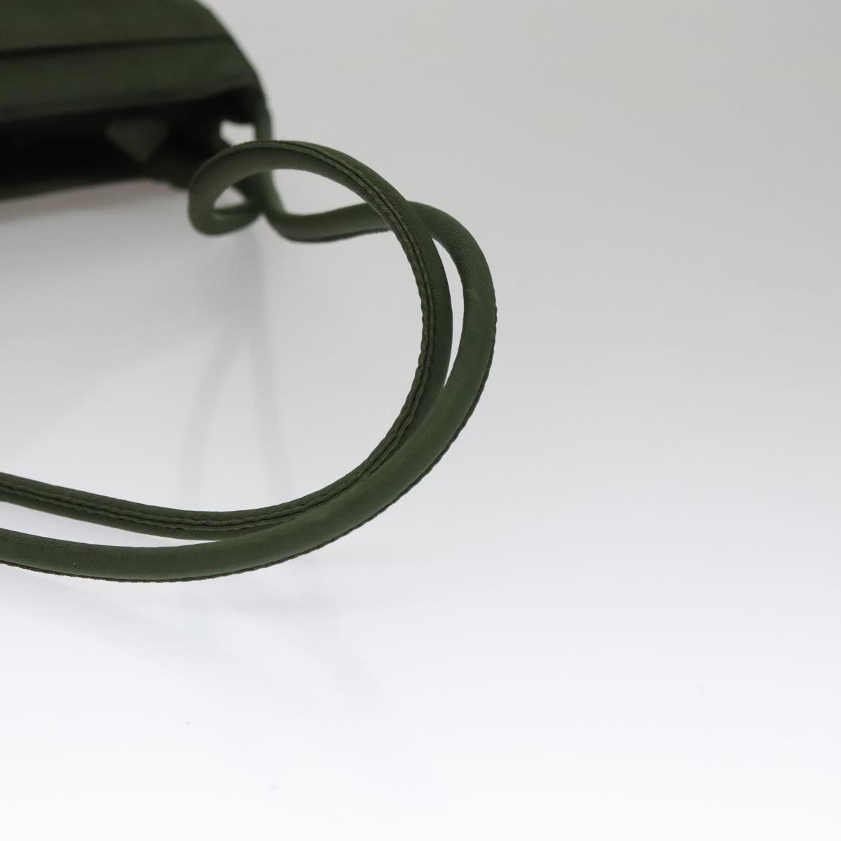 PRADA Shoulder Bag Nylon Khaki Auth 109706