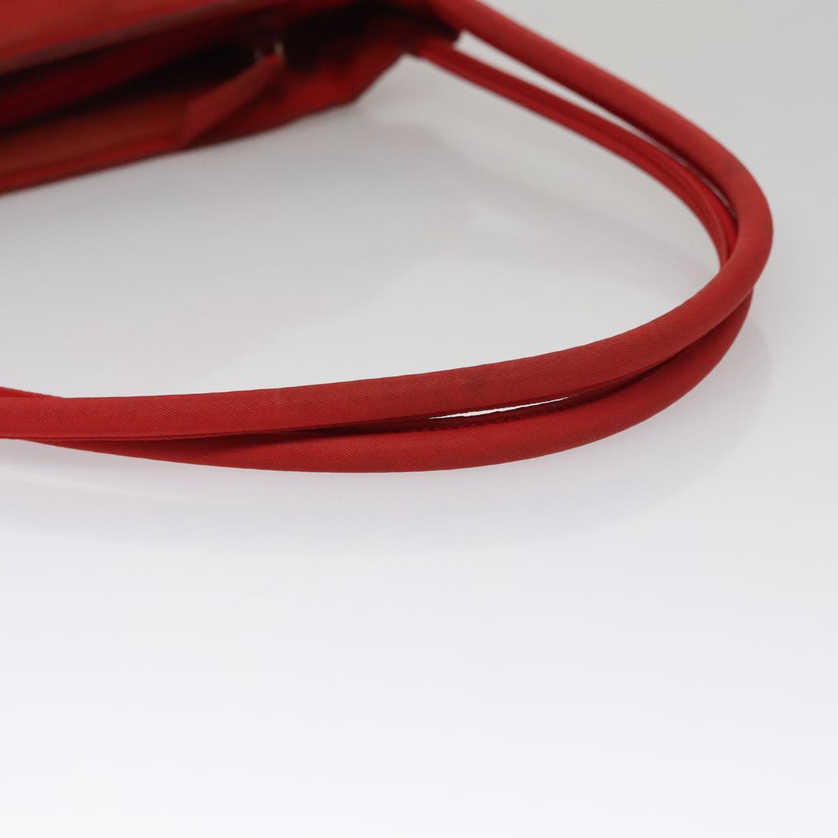 PRADA Shoulder Bag Nylon Red Auth 109708