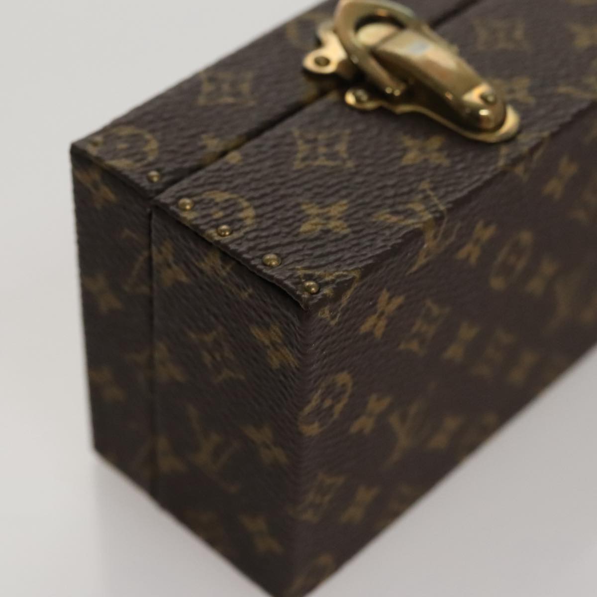 LOUIS VUITTON Monogram Accessory Case Jewelry Box LV Auth 109752SV