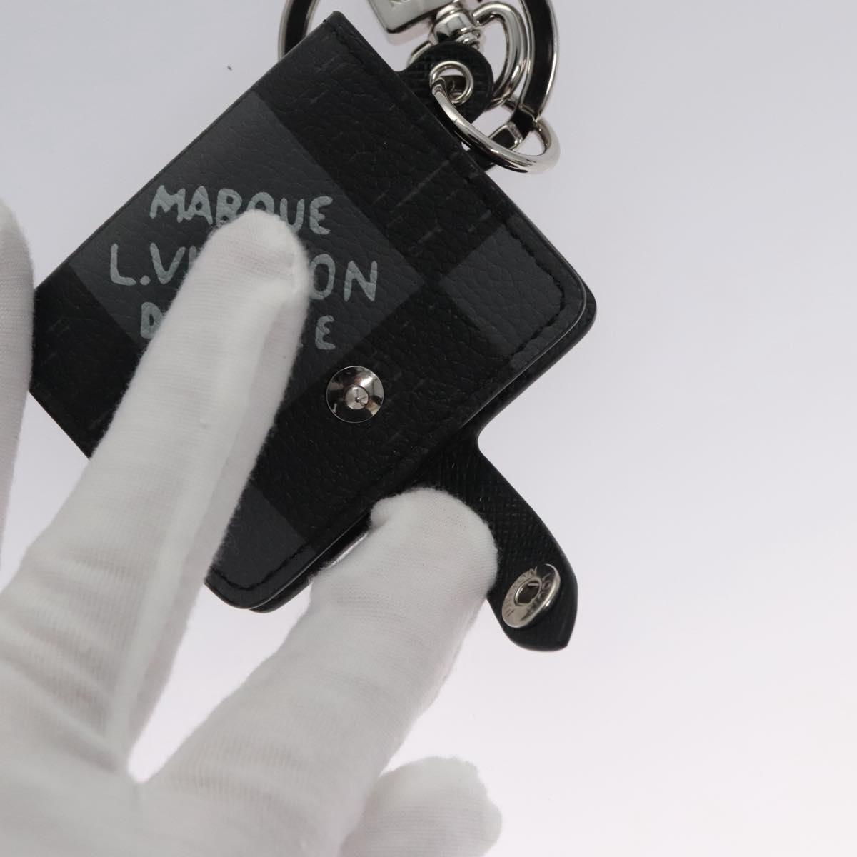 LOUIS VUITTON Damier Archives Porte Cles Carnet Key Holder M00480 Auth 109800M