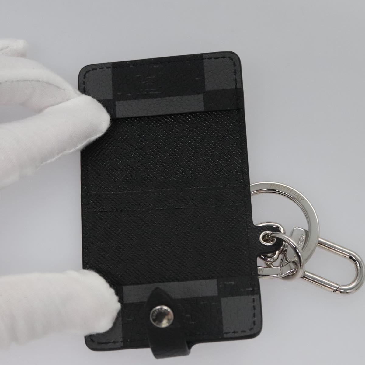LOUIS VUITTON Damier Archives Porte Cles Carnet Key Holder M00480 Auth 109800M