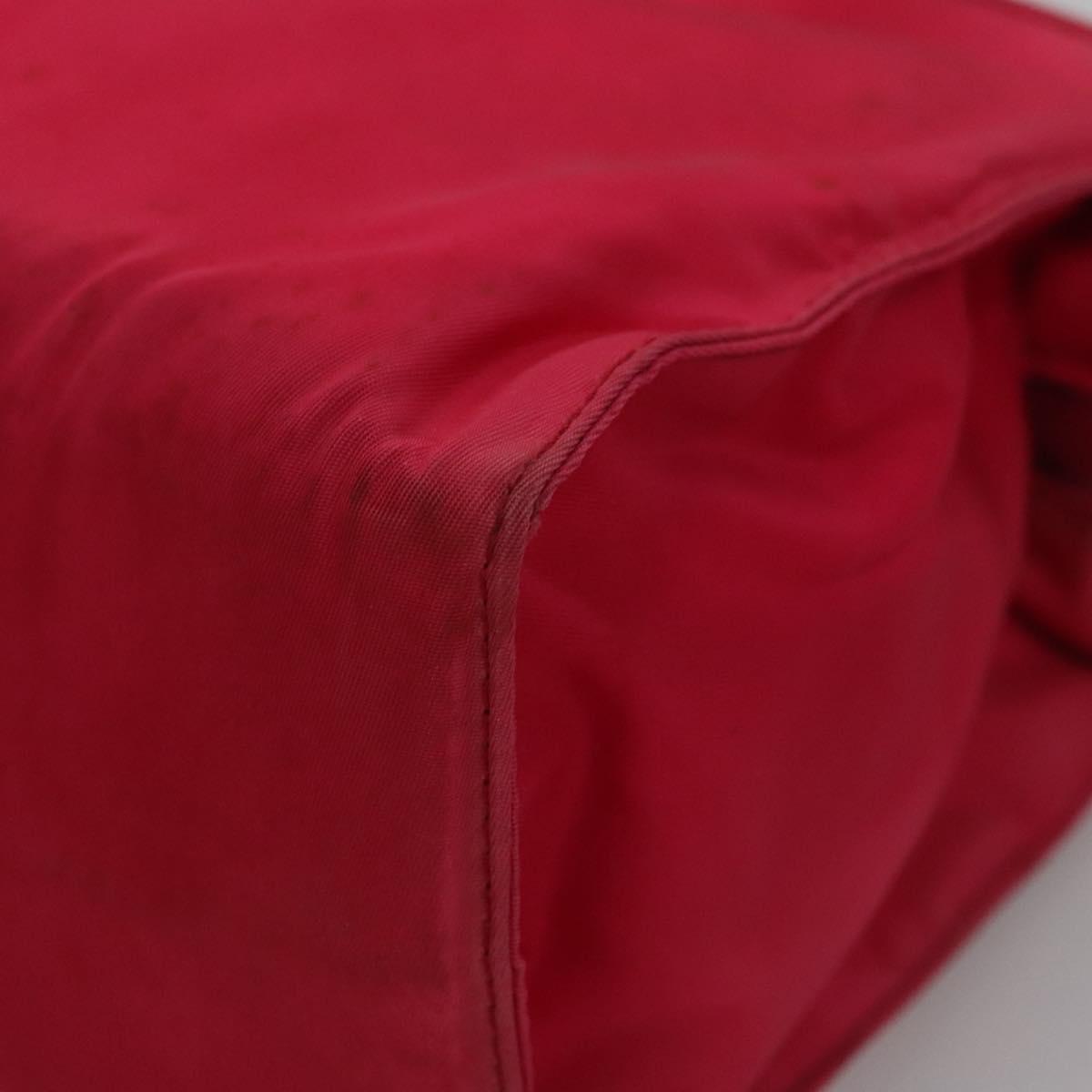 PRADA Hand Bag Nylon Pink Auth 109805