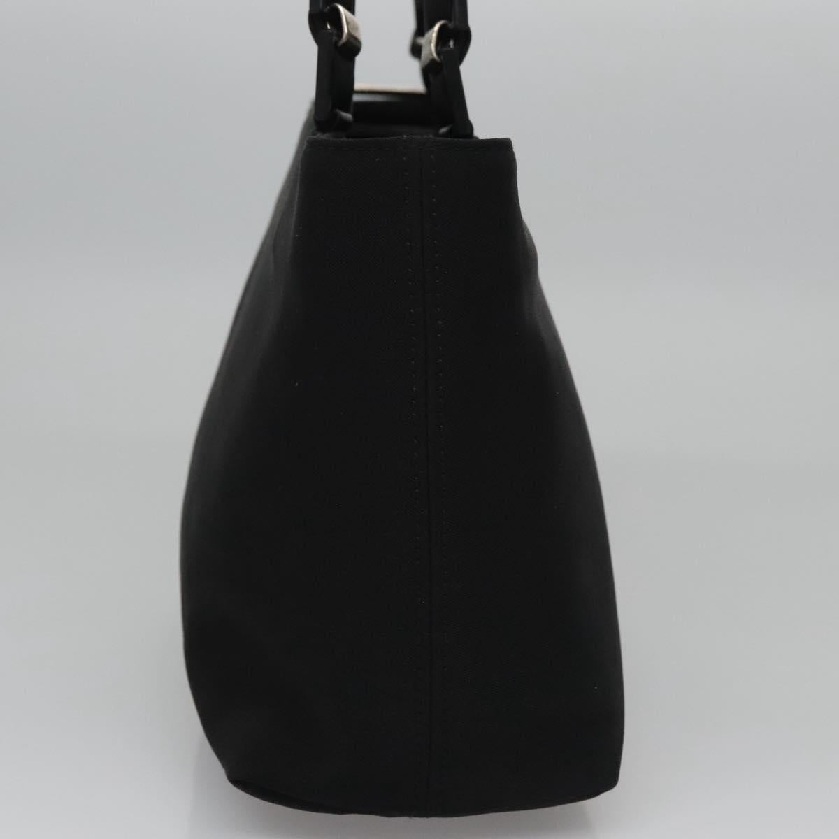 Salvatore Ferragamo Hand Bag Nylon Black Auth 109806