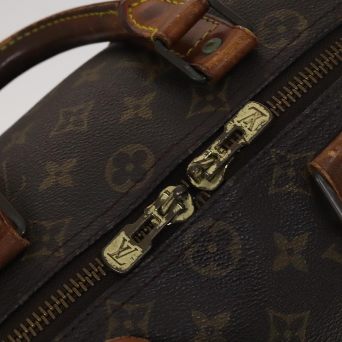 LOUIS VUITTON Monogram Keepall 45 Boston Bag M41428 LV Auth 109876